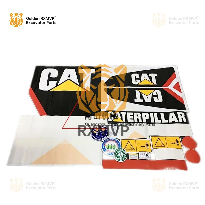 For Caterpillar E305.5E 306E2 307E 308E2 309E2Stickers for entire car body Car decal Color stripes Excavator Parts