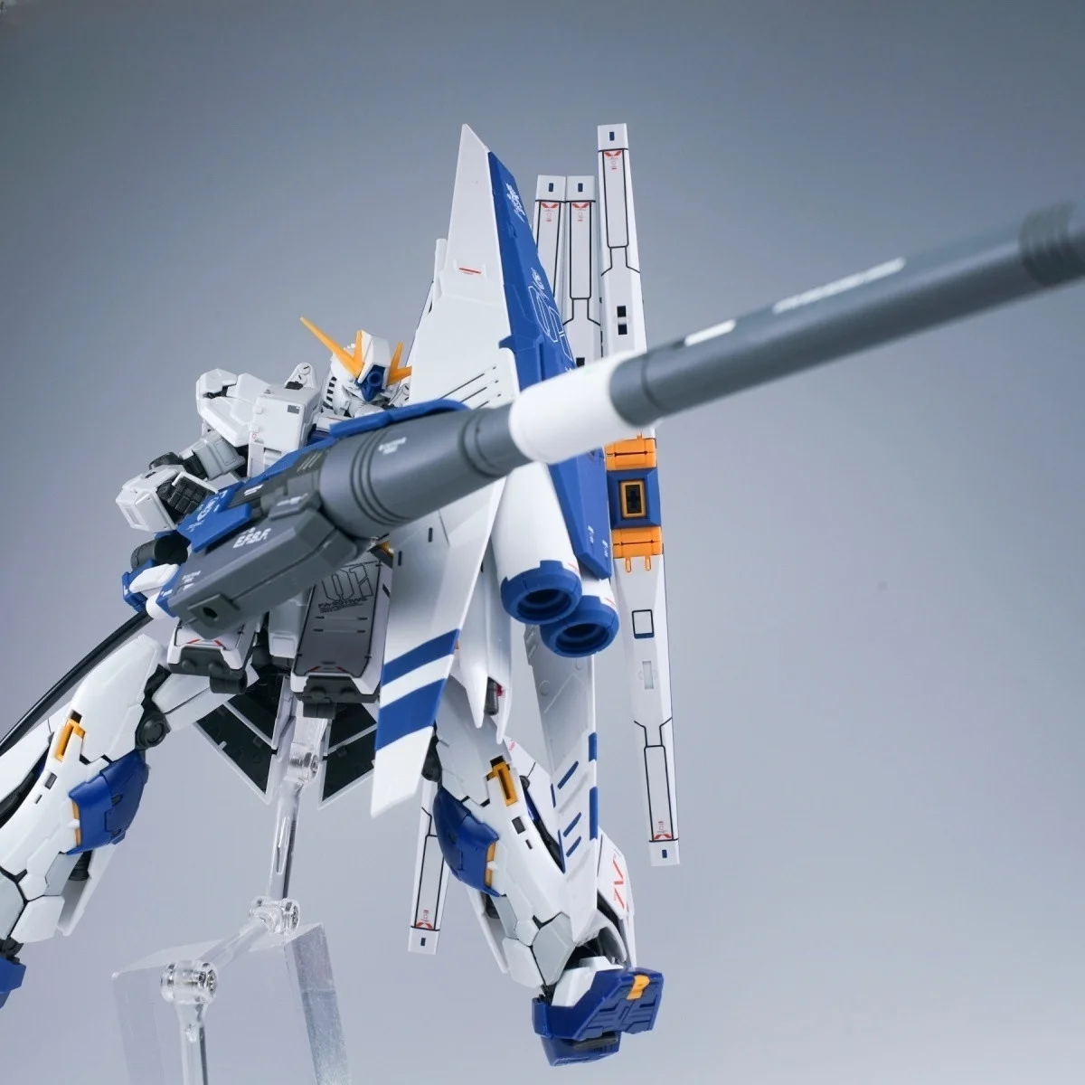 

In Stock Ew Rg/Eg 1/144 Super Mega Particle Cannon Fukuoka Bull Color Modified Parts Accessory Pack Action Figures Toys