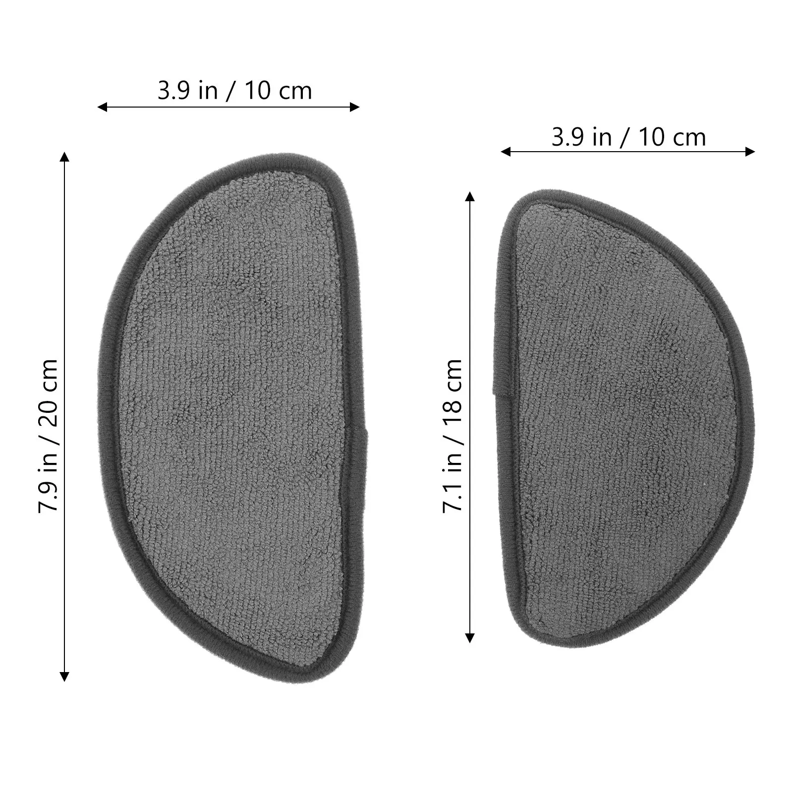 Absorbent Fiber Drip Pads for Refrigerator – 2pcs Washable, Reusable, Leak-Proof Water Catcher Trays