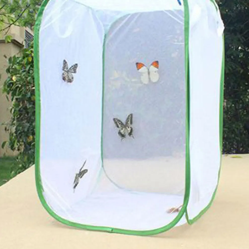 

Butterfly Mesh Cage Professional Insect Breeding House Lightweight Foldable Storage Garden Incubator Box Pet Supplies