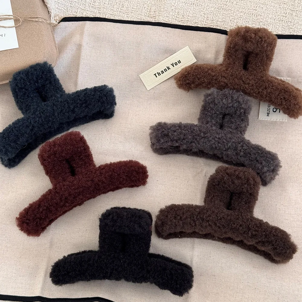 

Winter hair grab clips For girl women large shark adults korean accessories popular catch crabs vintage fascinators elegant 2025