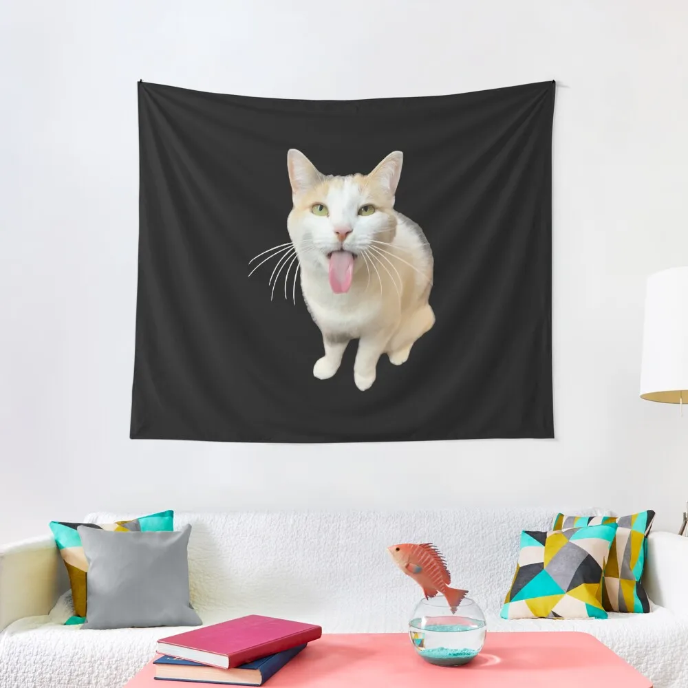 

Bleh P Cat Meme (Not Doing That Cat) Tapestry Decorations For Room Wall Decor Room Decor Aesthetic Room Decor Tapestry