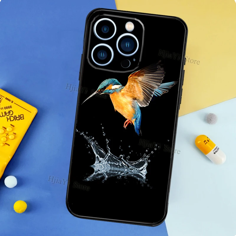 Hummingbird Case For iPhone 11 14 15 16 Plus Soft Phone Cover For iPhone XR X XS 12 13 Pro MAX Mini