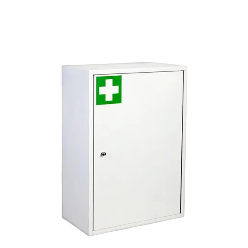 

Large emergency medical box environmentally friendly metal medicine cabinet, wall-mounted modern classic design can be locked