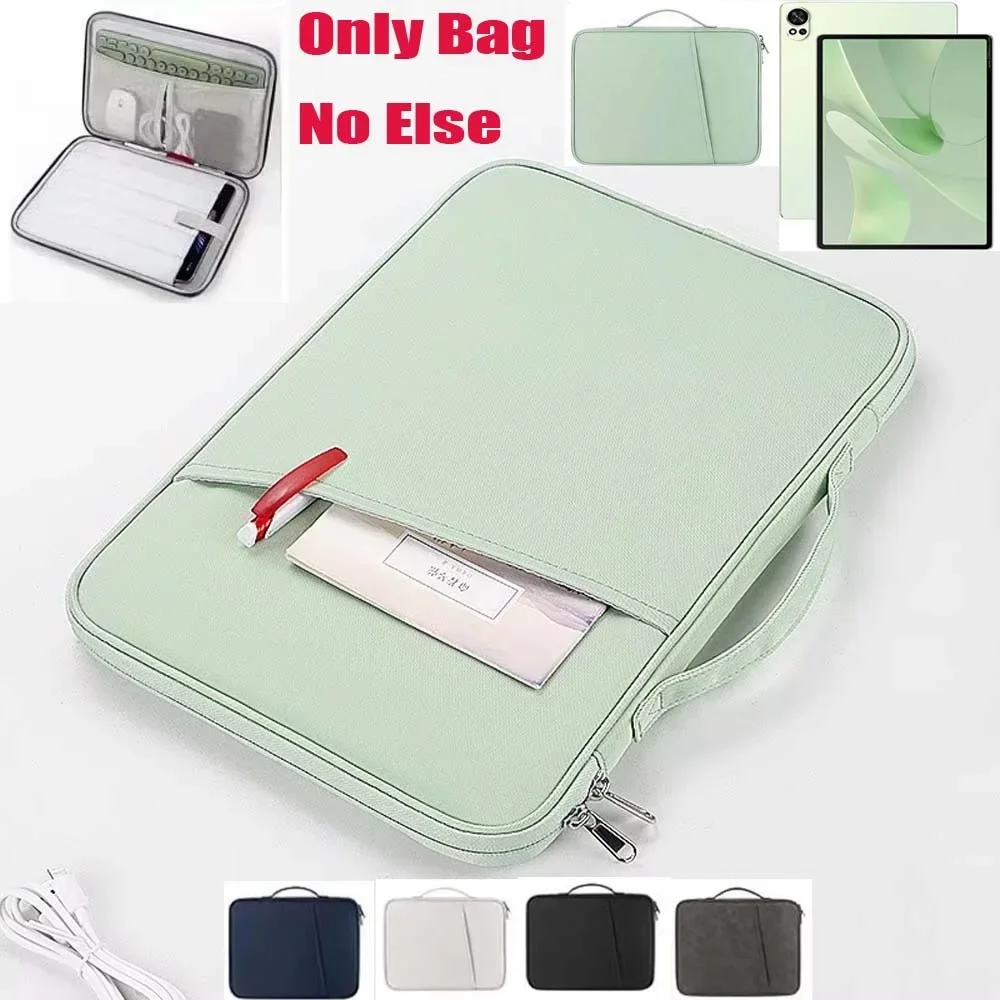for Huawei MatePad 12 X Air Pro Tablet Storage Bag Waterproof Sleeve Multi Pocket Handle Zip Pouch for Mouse Keyboard Carry Case