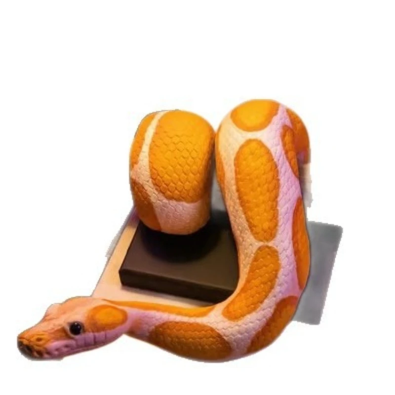 New Golden Ball Python Wall Art Interesting Python Wall Sculpture Realistic Resin Wall Decoration