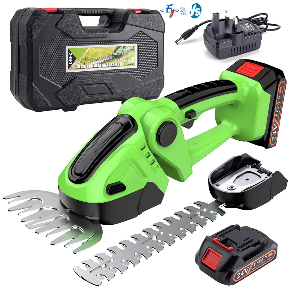 Dual‑Purpose Cordless Lithium Gardening Tool Single‑Handed Lawn Mower & Electric Hedge Shears for DIY Pruning