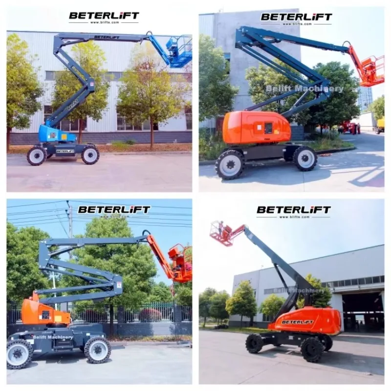 12m 20m 30m 40m 60m Hydraulic Electric Diesel Articulated Manlift Boom Lift Aerial Work Platform for Tree Pruning Construction