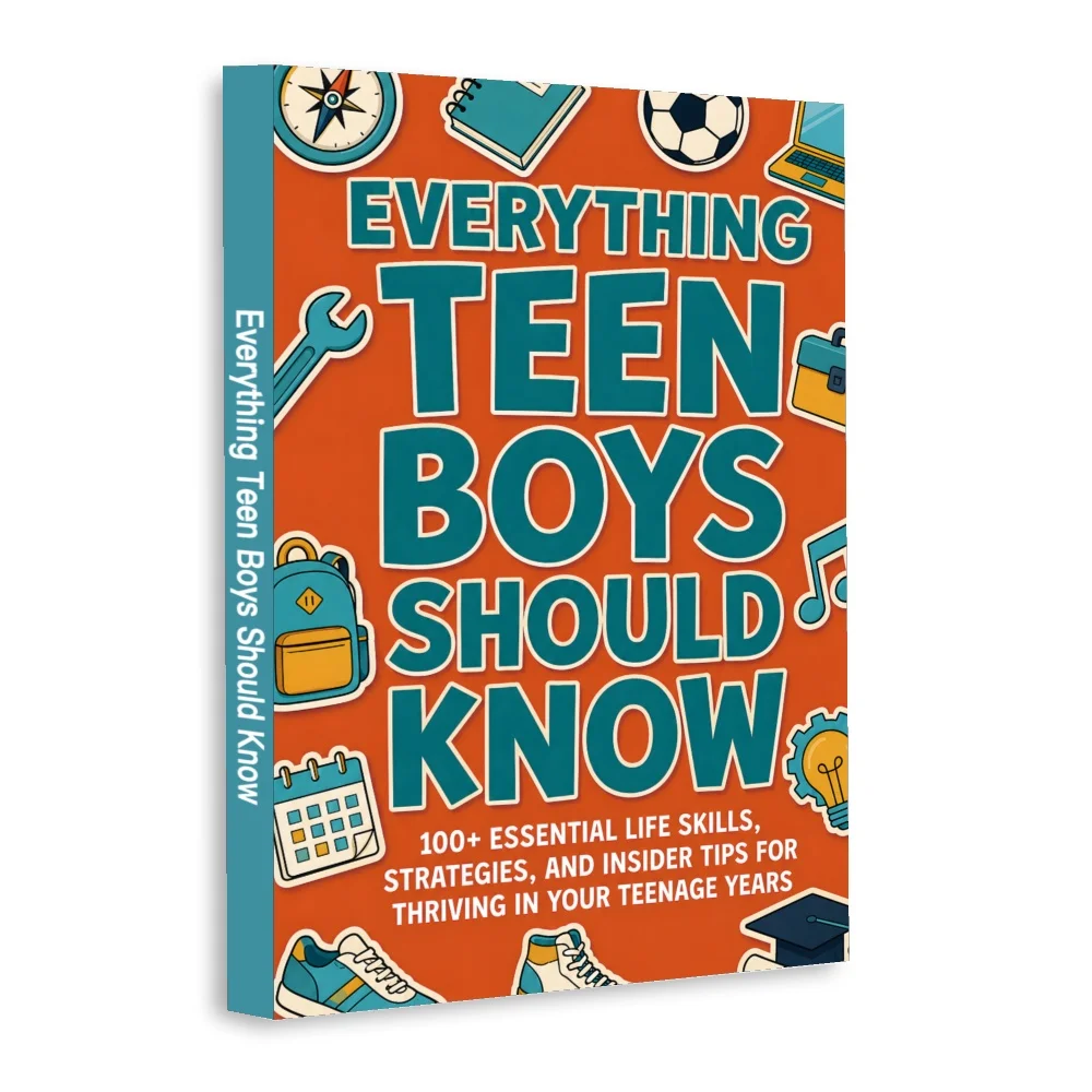 Everything Teen Boys Should Know: Life Skills and Confidence Guide for Teen Boys, School Success, Friendships, Identity