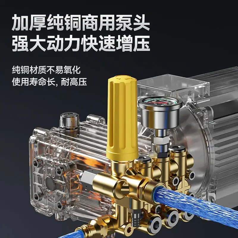 

2026 New Car Washing Machine 220v Commercial Car Wash Shop Farm High Power Ultra High Pressure Washing Machine Water Gun Pump