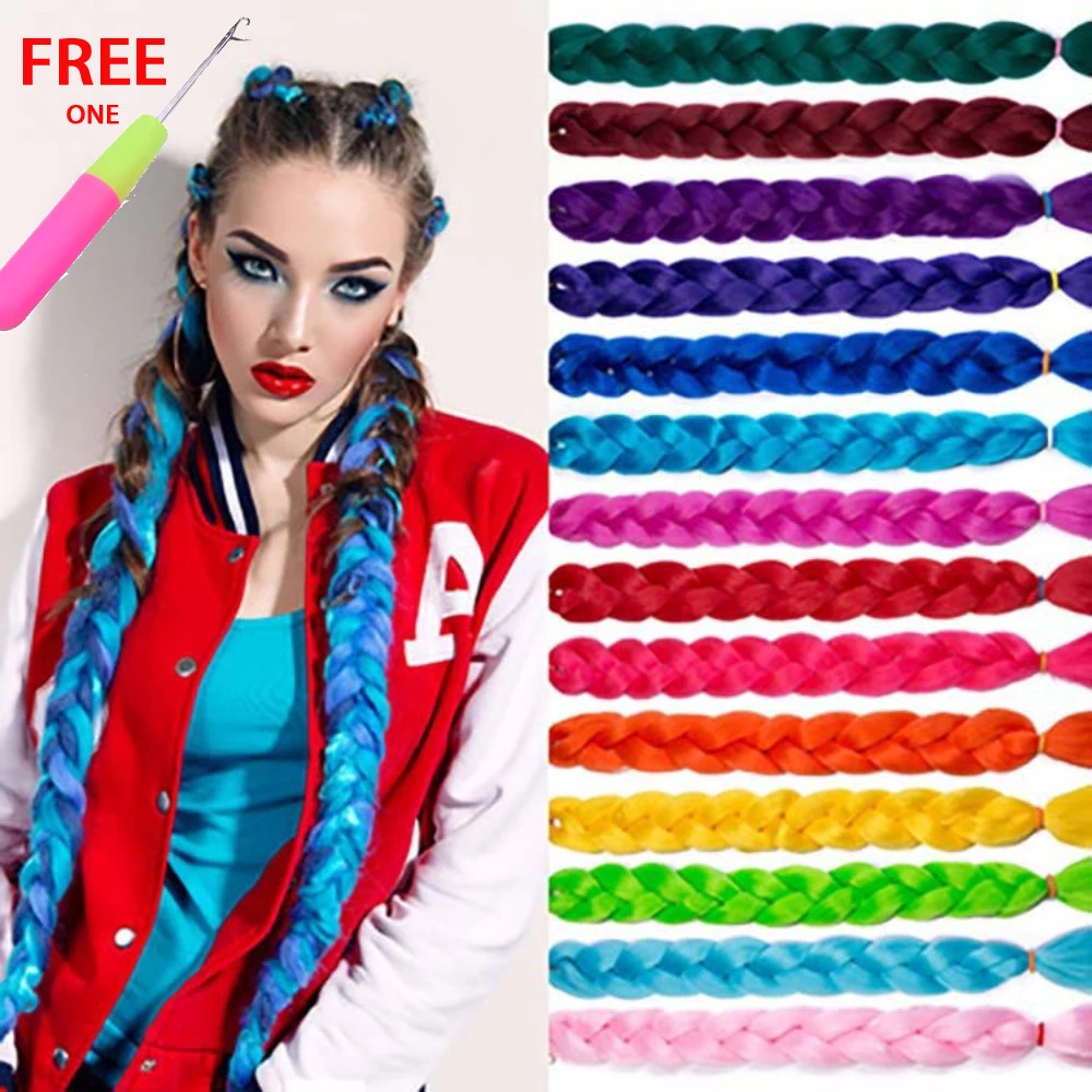 

Dirty Braid Wig Hidden Braiding Hair Extensions for Men and Women Colourful Gradient Large Braid Hair Rope Braid Hair Extensions