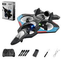 2025 New V50 Drone 2.4G 4CH RC Airplane Glider Beginner Remote Control Aircraft LED Light  Electric Outdoor Toys Children Gifts