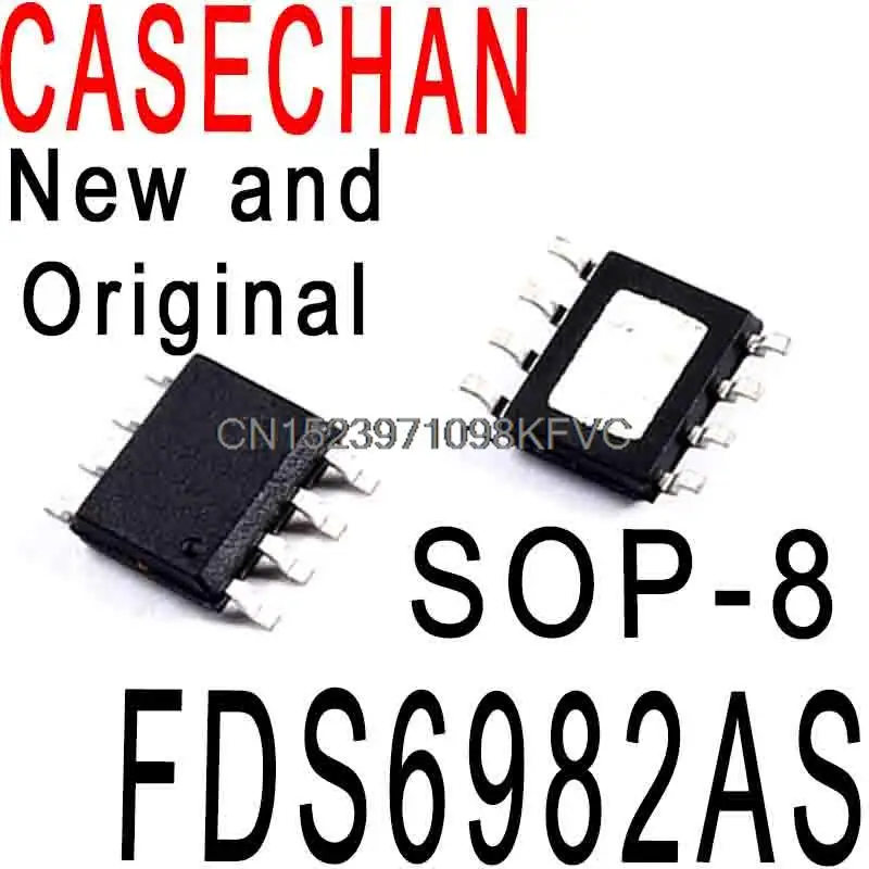 5PCS New and Original SOP-8 FDS6982 6982 SOP8 MOS field effect tube  In Stock NEW original IC FDS6982AS