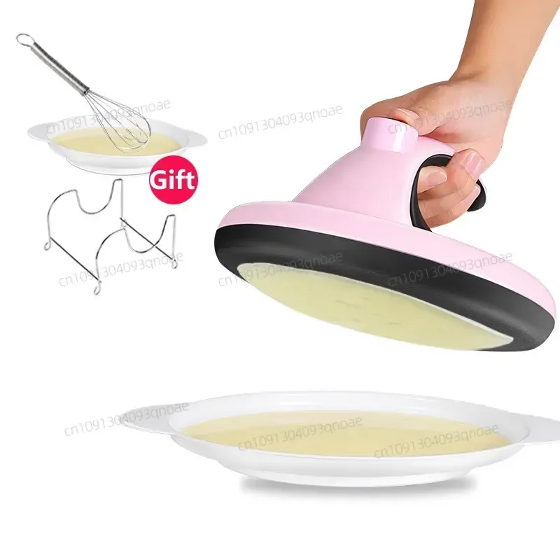 

220V Electric Crepe Maker Non-stick Pancake Maker Machine Electric Baking Pan Easy Operation