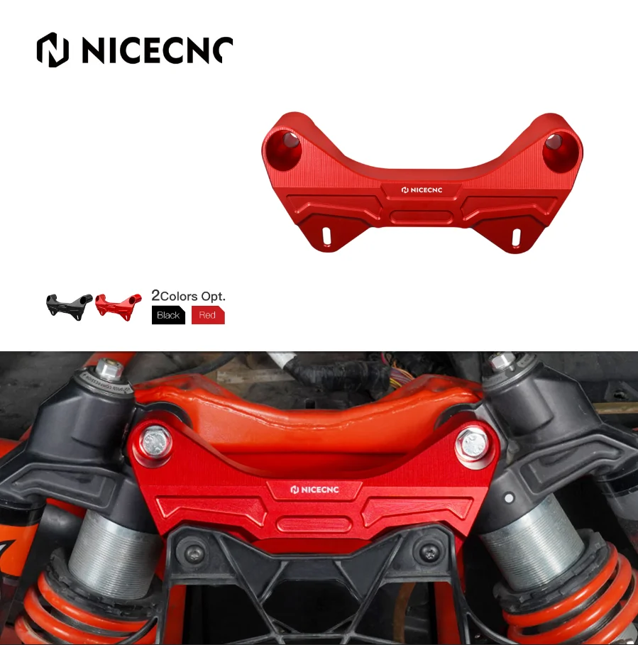

Передняя верхняя амортизаторная скоба NICECNC UTV X3 и крышка вентилятора UTV X3, поддержка Can-Am Maverick X3 Turbo R RR 2017-2024