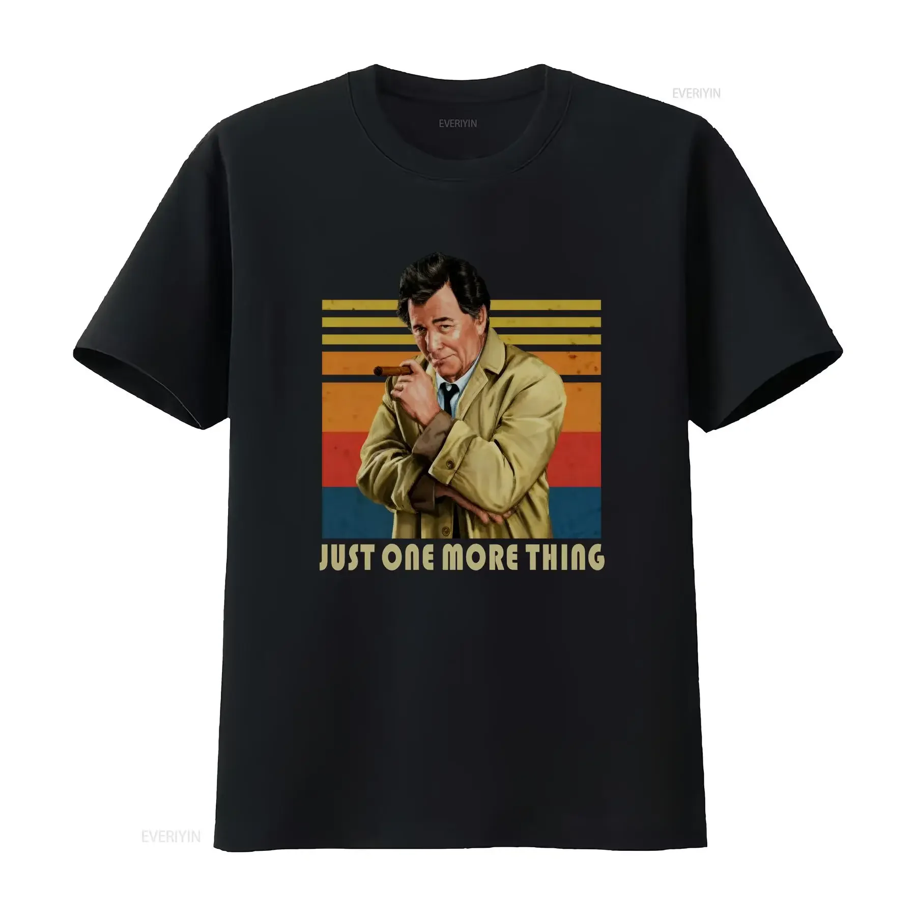 One More Thing Detective Movie 1968 70s Fans Men's T shirt vintage Washed Breathable graphic homme designer clothes Casual