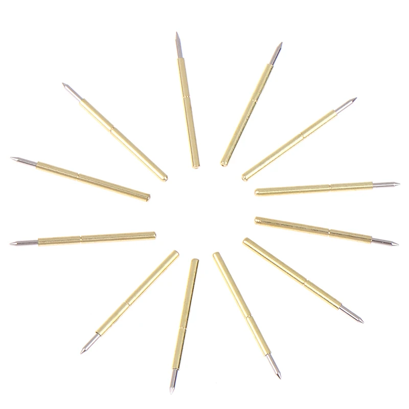 100PCS Dia 1.02MM Length 15.85MM Spring Test Probe Pogo Pin Tool P75-B1