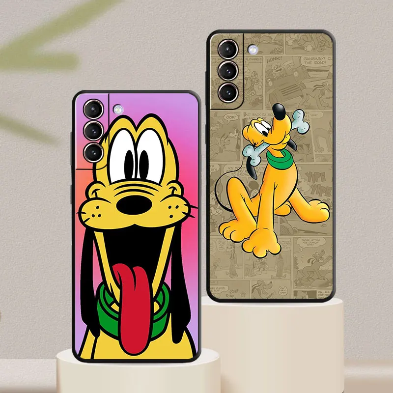 Case For Samsung Galaxy S23 S22 Ultra S20 FE S21 Plus S10 Lite S9 S10e S24 S8 Phone Cover Funda Disney Mickey's Dog Pluto