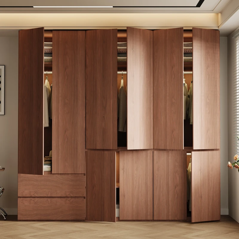 

Luxury Wooden Closet Wardrobes Storage Drawers Antique Open Bedroom Wardrobes Home Door Armario Armable De Ropa Furniture