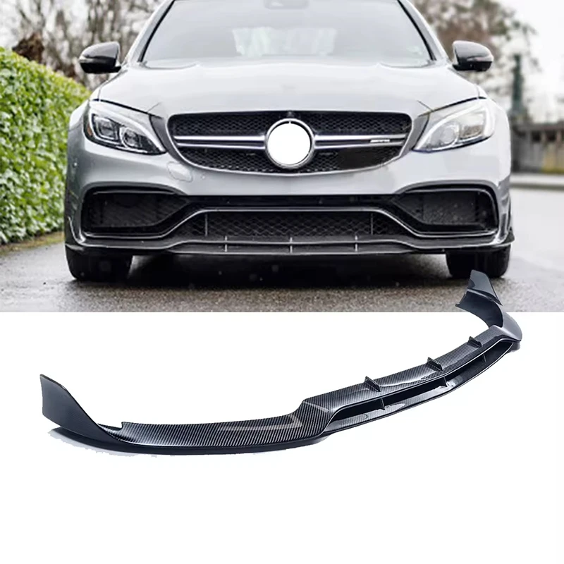 

OEM Style Car Parts Carbon Fiber Front Lip Fits for Mercedes Benz W204 W205 Amg C63 C43 Ture Factory Fitment