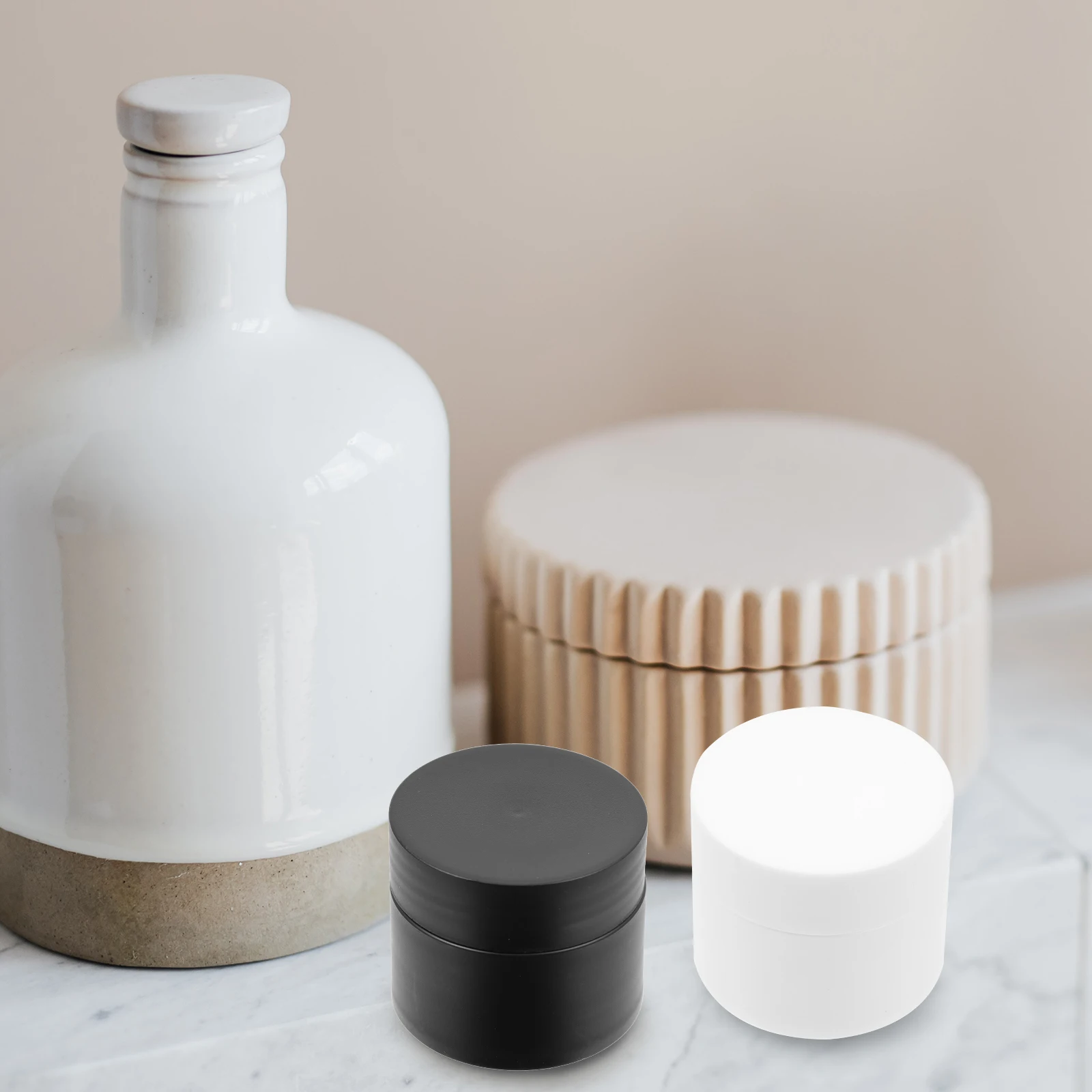 

8pcs Cream Storage Boxes Lightweight Separate Jars For Travel Makeup Skincare Shampoo Durable Mask Dispensing Cases For Home