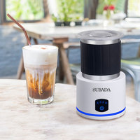 SUBADA Home Appliances 4 in 1 Electric Milk Frother Large Capacity Electric Milk Steamer for Hot and Cold Milk Froth Warmer