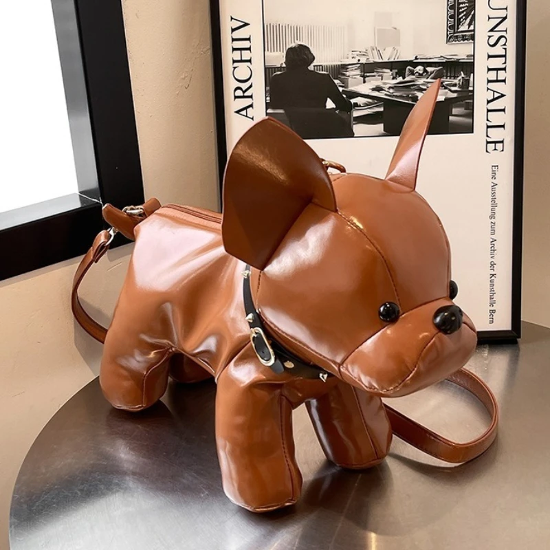 

Cute Dog Bag for Women 2025 New Style Original Personalized Doll Animal Bag Messenger Bag Single Shoulder Small Backpack