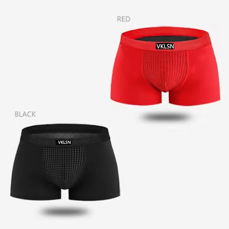 2 Pcs New Size L-5XL Panties Men Underwear Cotton Shorts Boxers Breathable Men\'s Sexy Underwear British Magnetic Therapy Boxer