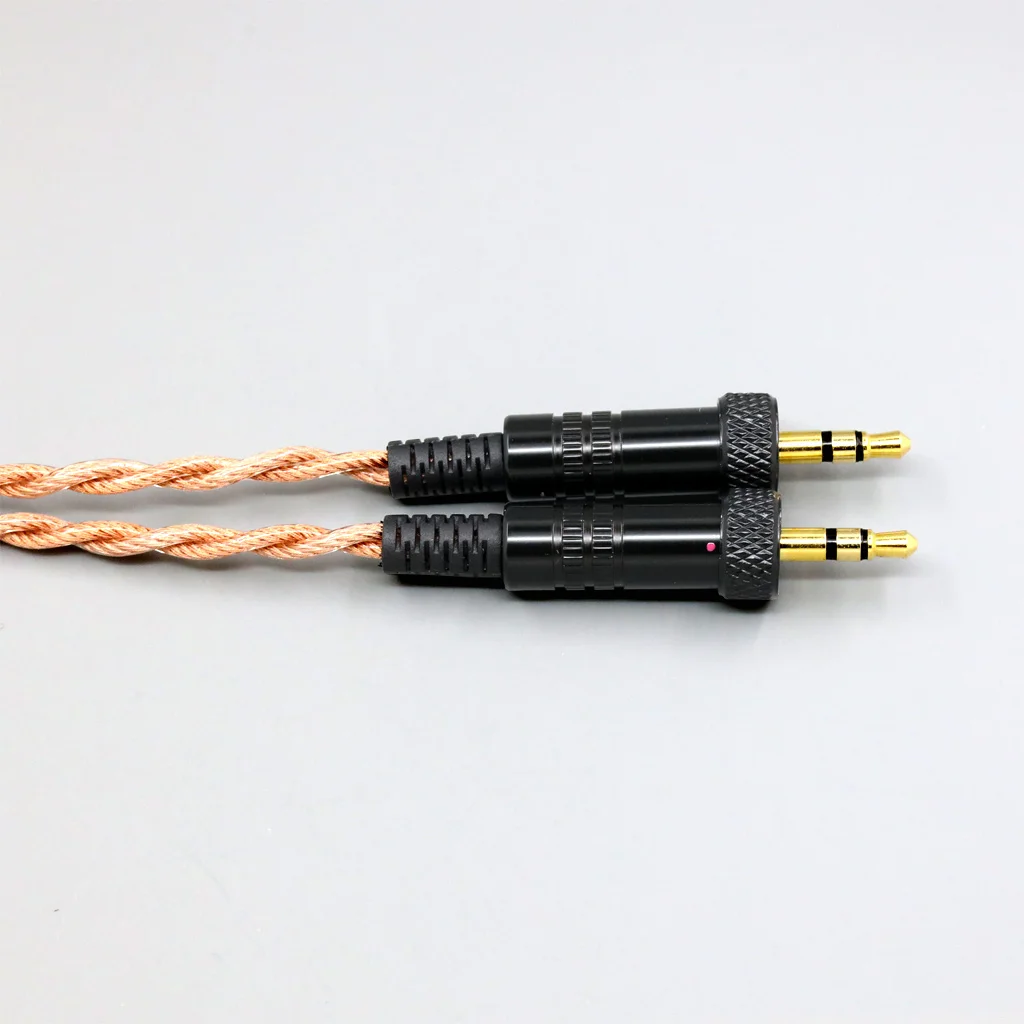 그래핀 7N OCC 차폐 동축 혼합 이어폰 케이블 (소니 MDR-Z1R MDR-Z7 MDR-Z7M2 용) 4코어 1.8mm LN007768 고정 나사 포함