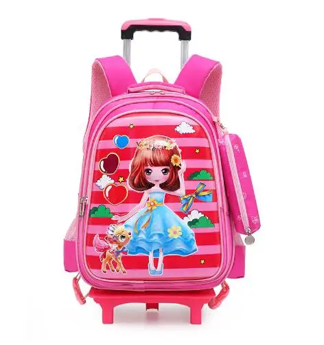 School Satchel with Wheels kids School Rolling backpack for boys Trolley Luggage Bag School Trolley Bag School Wheeled backpack