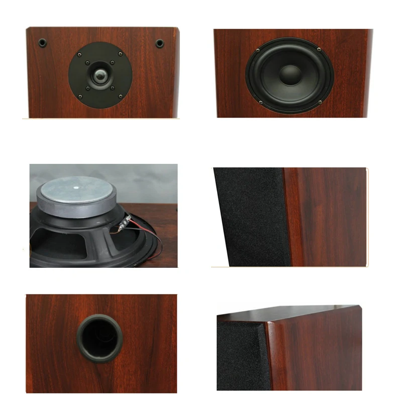 Imagem -05 - Polegada Alto-falantes Estante 7ohm Monitor Febre Passiva Alta Fidelidade Surround Casa Áudio Música Amplificadores de Som Alto-falante 200w