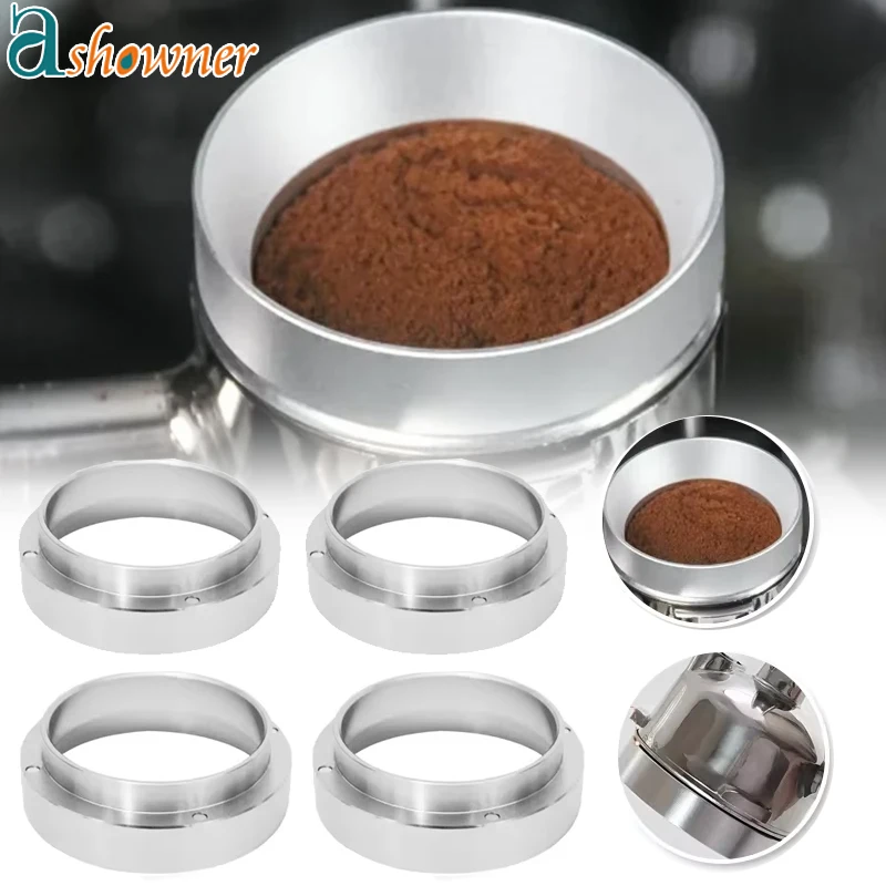 51mm Coffee Dosing Funnel Magnetic Aluminium Bowl Coffee Dosing Ring Compatible with Espresso Filter Ground Coffee Tool