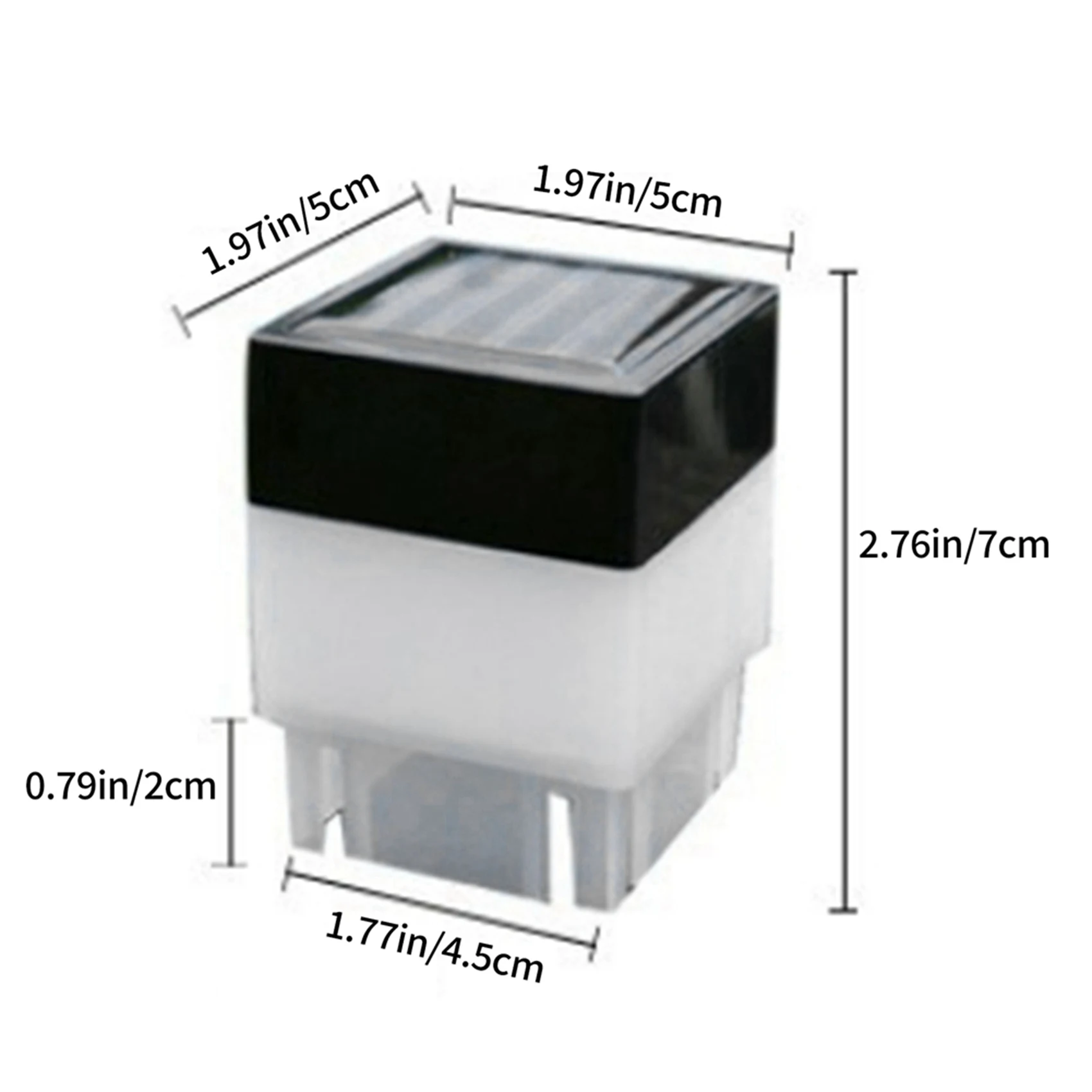 

A47U 2X светодиодный солнечный светильник на столб, на солнечной энергии, для наружного освещения забора, ворот, столбов, для сада и двора (теплый свет)