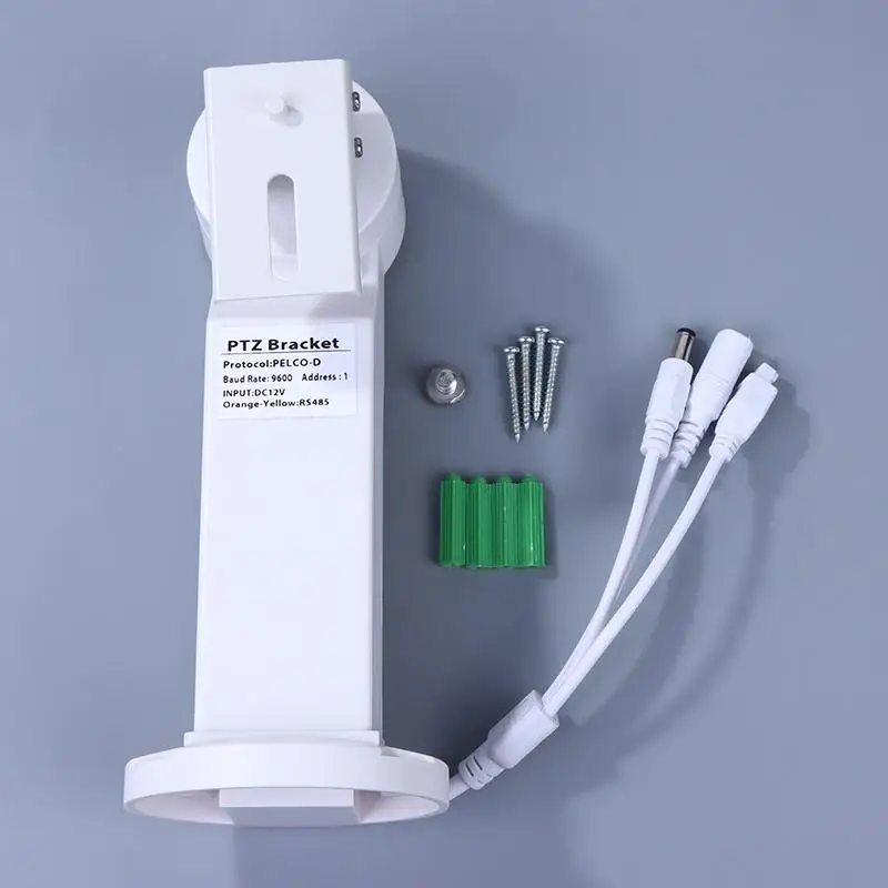 1Set P/T Bracket PTZ IP Camera 270° Horizontal Rotation 70° Vertical Waterproof Swivel Metal Bracket