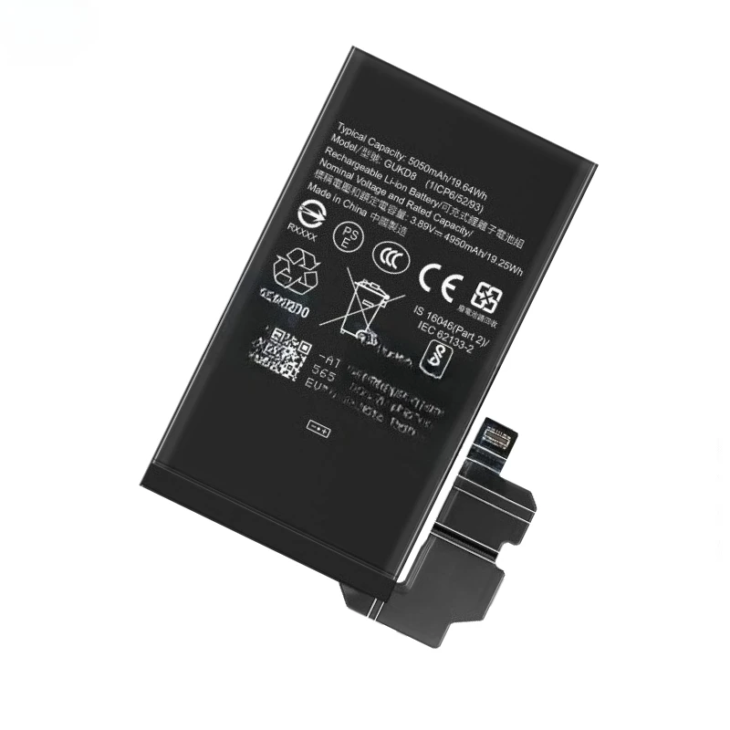 GUKD8 5050mAh Battery  for HTC Pixel8 Pro Mobile Phone Replacement Battery for Google Pixel 8 Pro High Quality Batteries