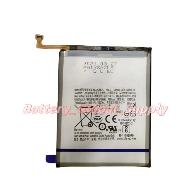 

For EB-BA426ABY A42 A32 A72 5G Battery 3.86V 5000mAh High Quality-