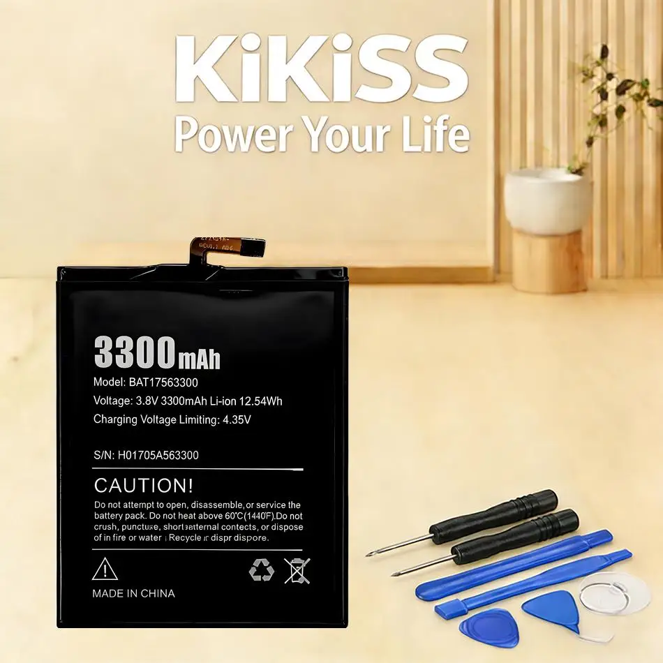 

Аккумулятор для мобильного телефона Doogee Shoot 1, 5,5 дюйма, долговечный, BAT17563300, безопасный, 3300 мАч