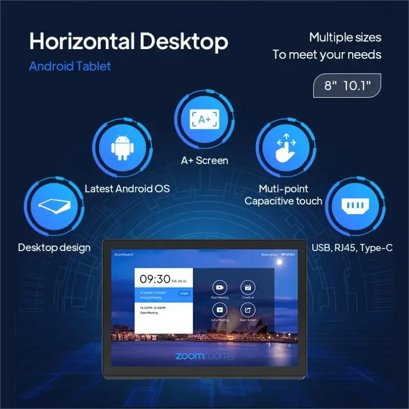 8-Zoll-Android-POE-Tablet Kundenspezifisches Signatur-PAD mit Touchscreen, POS-Smart-Terminal mit kapazitivem Touch-Display