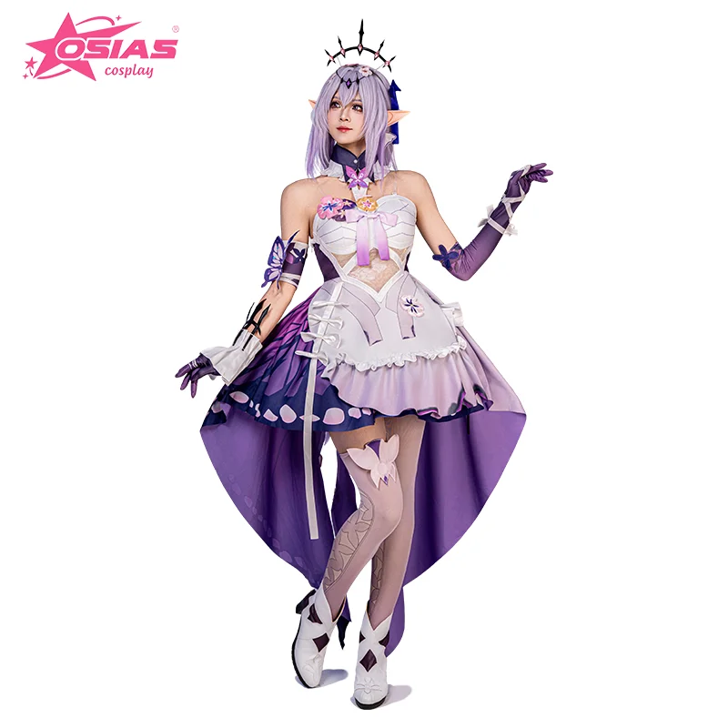 

Набор костюмов для косплея OSIAS Castorice, парик Castorice, обувь Castorice Honkai: Star Rail