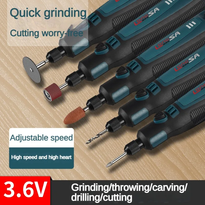 

Electric drill grinder carving pen mini electric grinder adjustable speed grind tool accessory for DIY grinding and polishing