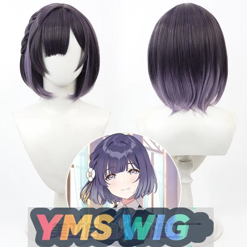

【YMS WIG】Школьный идол Мастер Цинь Гу Мелинг Косплей Парик Кожа Головы Боб Градиент