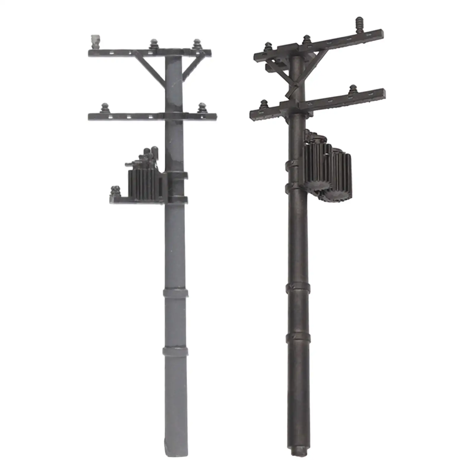 Modèle de poteau de téléphone Sacle 1/64, cadeau, ornement de paysage de Table, accessoires de chemin de fer, décor de Table de sable robuste et réaliste