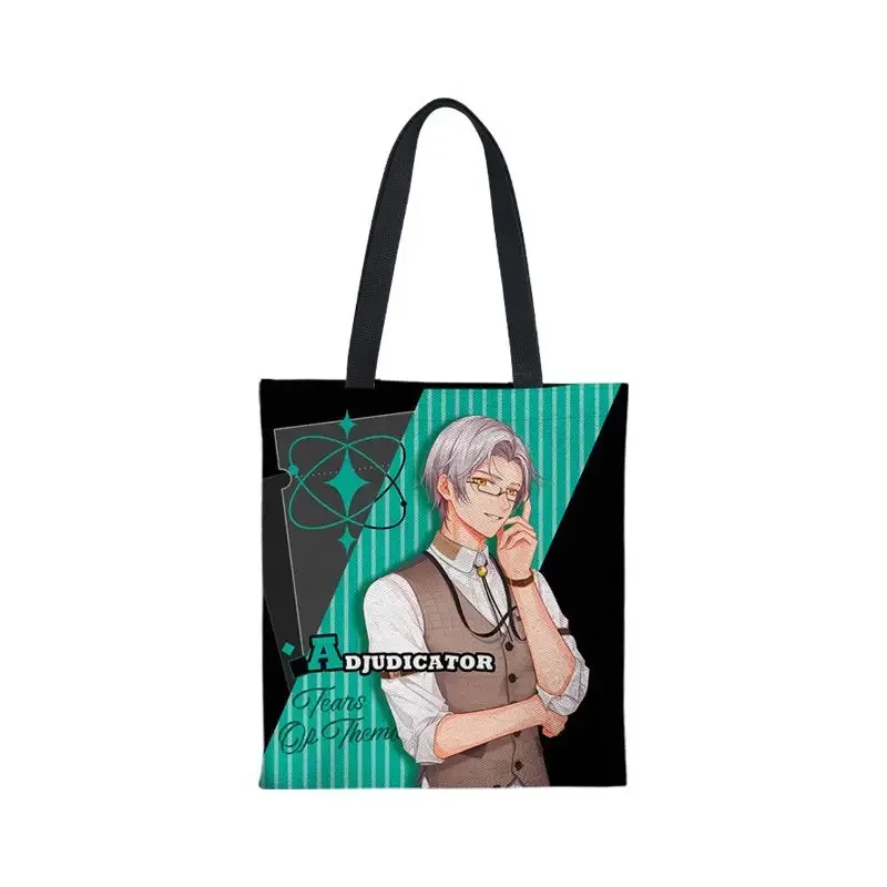 Anime Tears of Themis Luke Artem Vyn Marius Canvas Bag 37x33cm Large Capacity Kawaii Cosplay Women Shoulder Bags Vintage Handbag