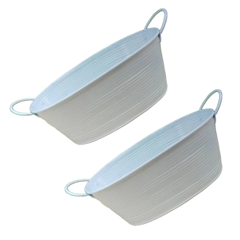 

Rust Resistant Metal Plant Pot Bucket Container For Indoor Outdoor Use Perfect For Succulents Herbs And Small Flowers 2x