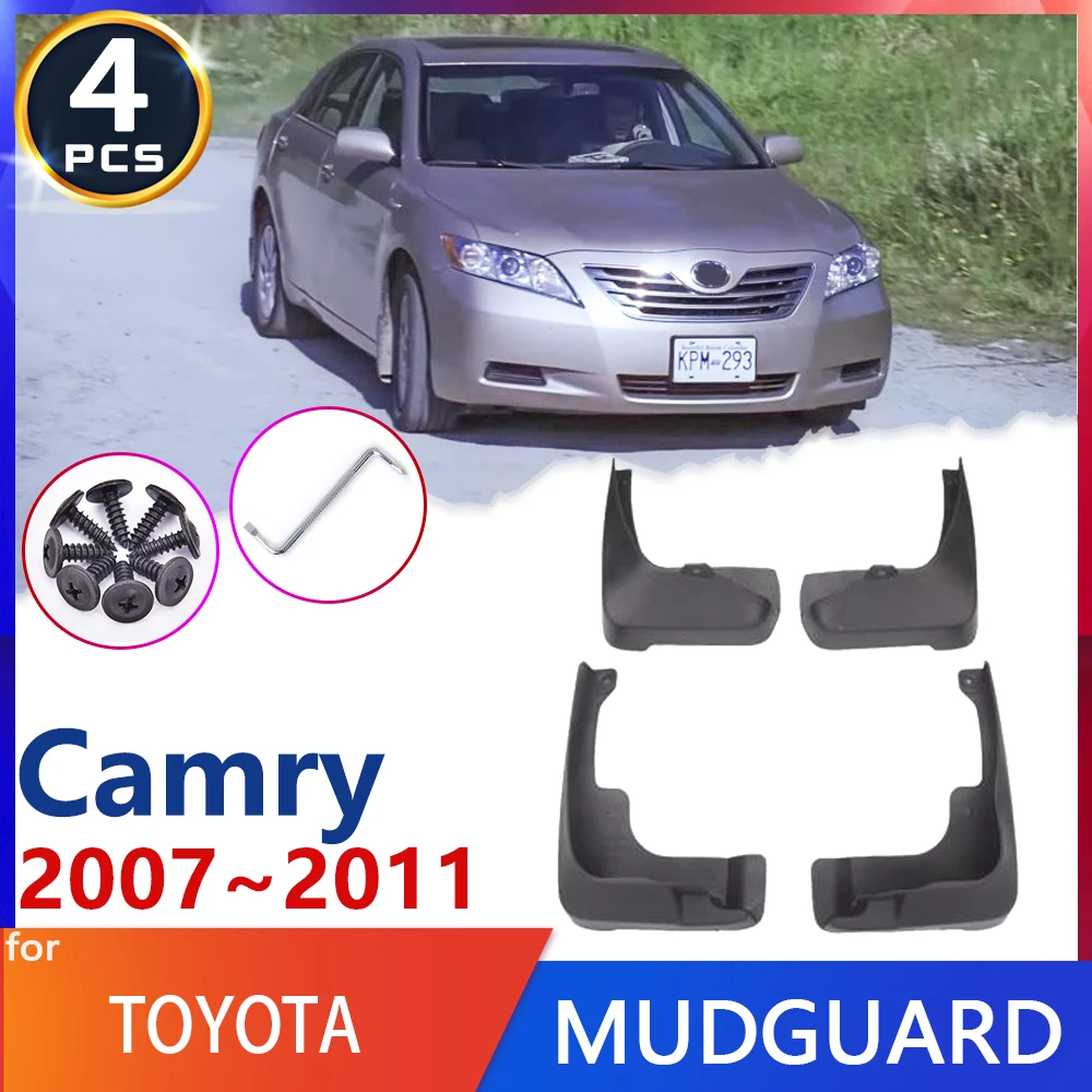 For Toyota Camry Daihatsu Altis Aurion Premium Limo XV40 2007~2011 Car Fender Mud Flap Mudguards Mudflaps Splash Guards Goods