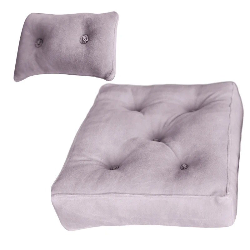 Conjunto almohada para fotografía bebé, conjunto cojines para recién nacidos algodón, conjunto almohada para bebé