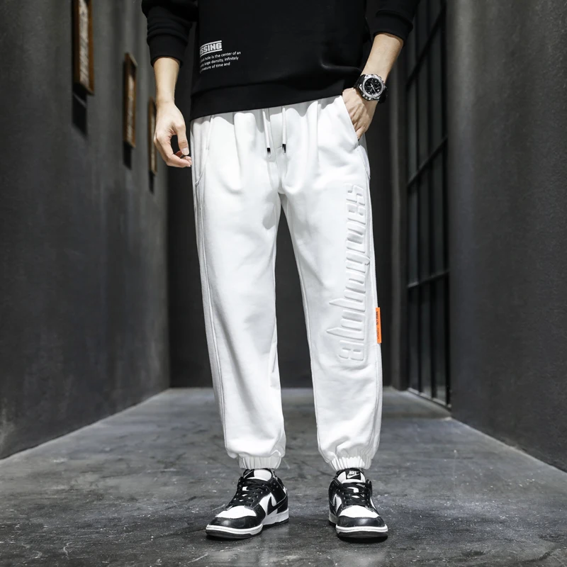 Japanese Version Of Men\'S Loose Plus Size Sweatpants Casual Jogging Pants Leggings Harajuku Hip-Hop Street Beat Men\'S Pants