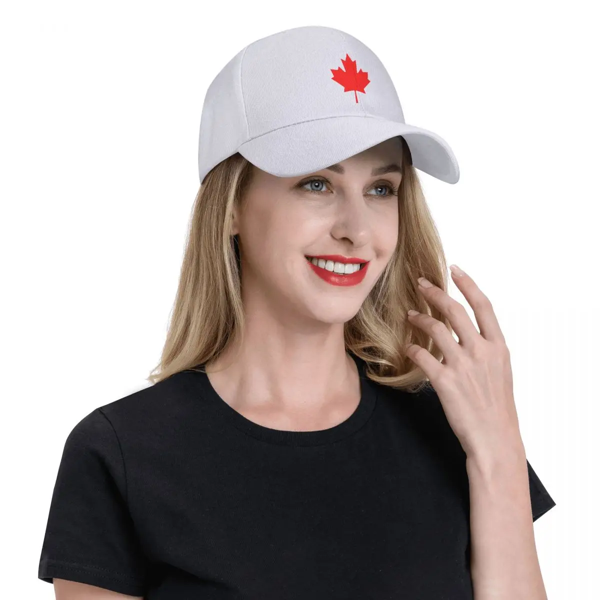 Punk Unisex Canada Maple Leaf Canadian Flag Baseball Cap Adult Adjustable Dad Hat Women Men Sun Protection Snapback Hats