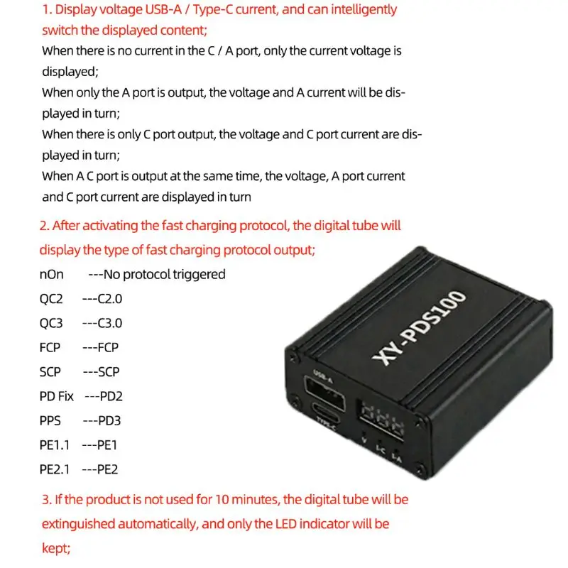 Type-C DC12-28V 100W Step Down Quick Module Fits for SCP PD PDS100 QC4.0 QC3.0 Drop Shipping