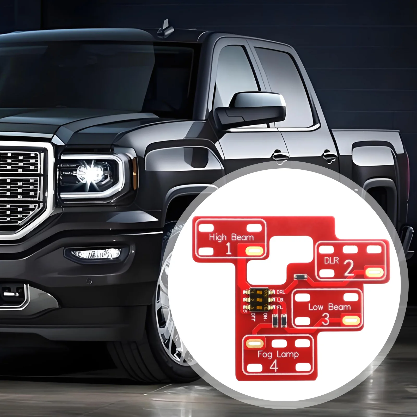 

Customizable 6 & 8 High Mod Plug & Play Installation All Lights on Mod for Chevy Sierra 1500/2500/3500 Classic 2003-2007
